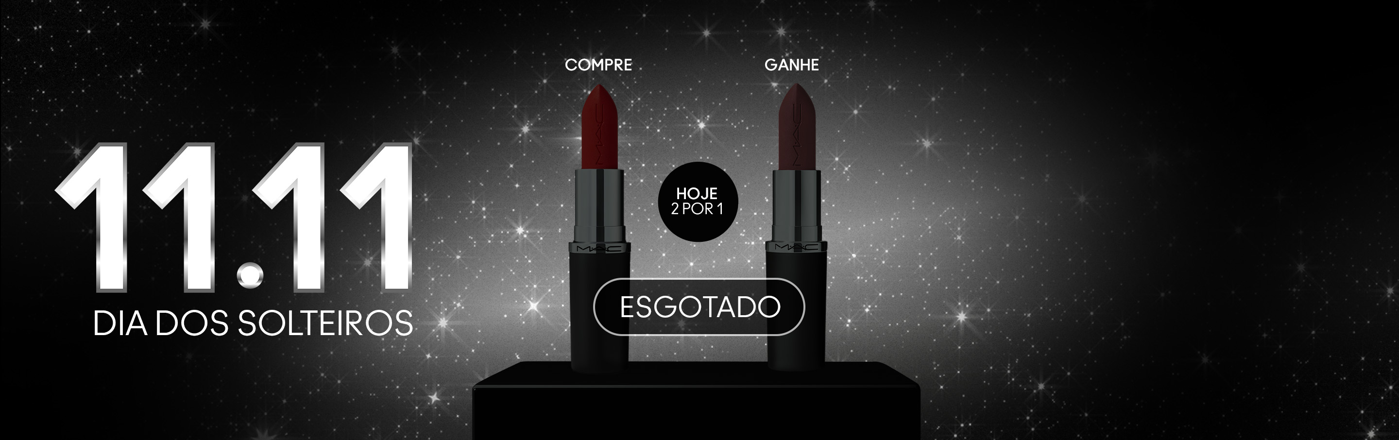 Banner Principal: Oferta dia dos Solteiros